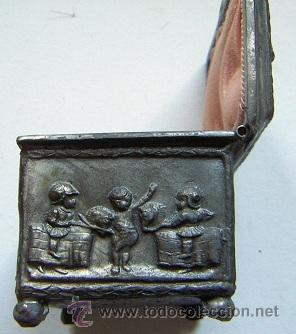 Joyeria: Antiguo joyero metalico - Foto 4