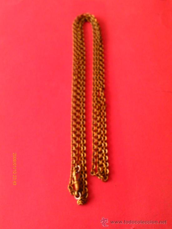 Joyeria: CADENA PORTAABANICOS S.XIX - Foto 1