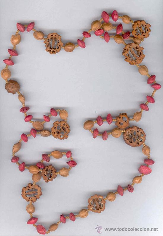 Joyeria: COLLAR HECHO DE SEMILLAS  ,  DE LOS 70, MIDE DE DIAMETRO 120 cms - Foto 1