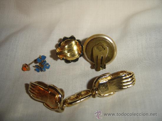 Joyeria: PENDIENTES ANTIGUOS. AZABACHE, PERLA... - Foto 3