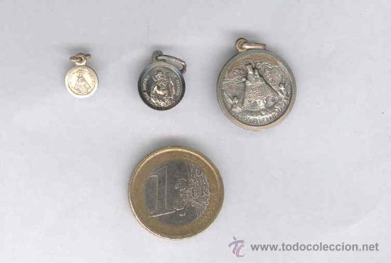 Joyeria: LOTE 3 MEDALLAS DE PLATA - Foto 1