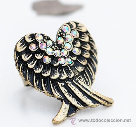 apretón eliminar Monarca precioso anillo vintage de bronce y strass de s - Buy Fashion Jewelry at  todocoleccion - 30677006