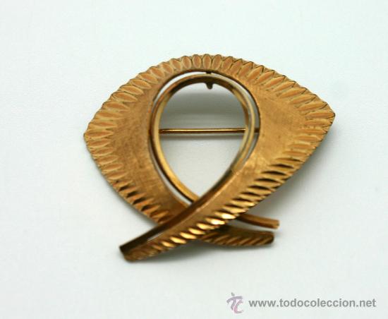 Joyeria: Broche Dorado, a&ntilde;os 50. - Foto 1