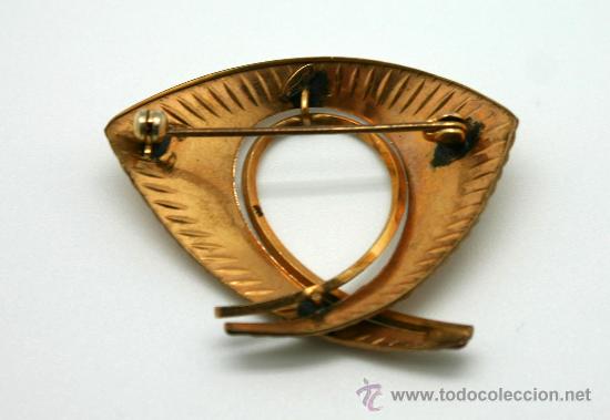 Joyeria: Broche Dorado, a&ntilde;os 50. - Foto 2