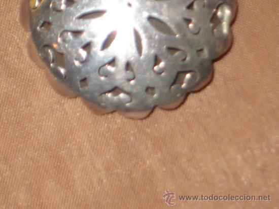 Joyeria: ANTIGUO  BROCHE  DE  PLATA  925  TRABAJADA . - Foto 5