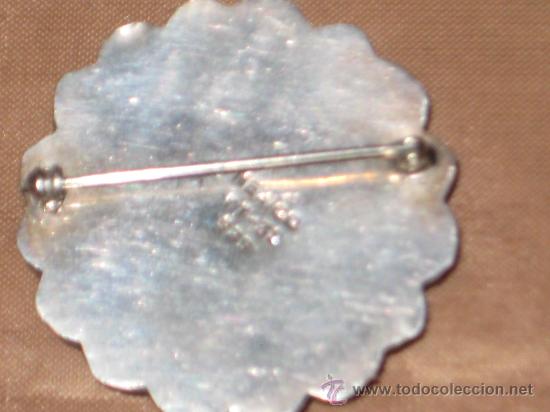 Joyeria: ANTIGUO  BROCHE  DE  PLATA  925  TRABAJADA . - Foto 7