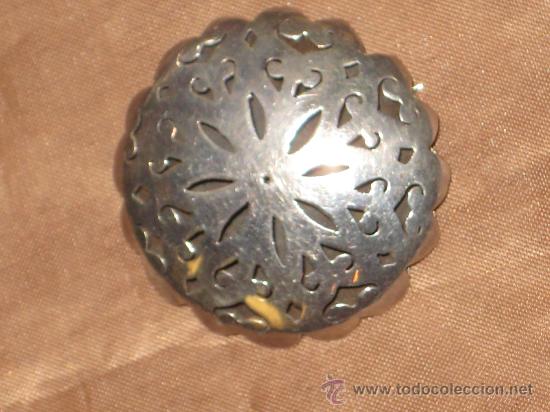 Joyeria: ANTIGUO  BROCHE  DE  PLATA  925  TRABAJADA . - Foto 8