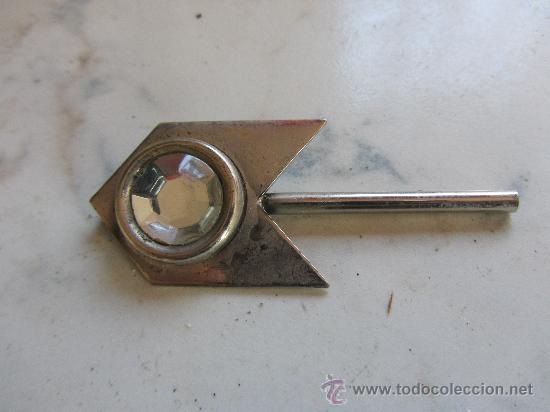 Joyeria: PRENDEDOR CON PIEDRA INCRUSTADA, 7,5 CMS - Foto 3