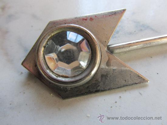 Joyeria: PRENDEDOR CON PIEDRA INCRUSTADA, 7,5 CMS - Foto 4