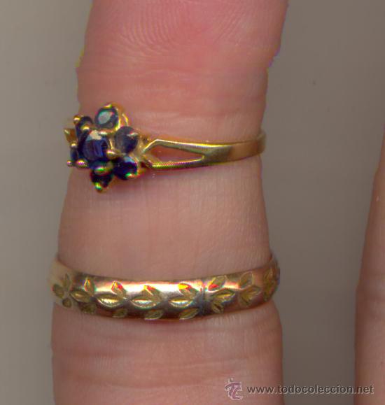 baratos dos bonitos anillos chapados en oro. di Compra venta en