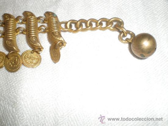 Joyeria: ANTIGUO COLLAR Y PULSERA DE LATON - Foto 11