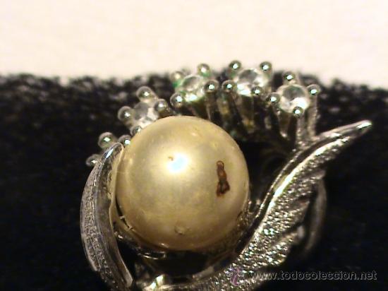 Joyeria: Antiguos pendientes en plata con perla y circonitas - Foto 2