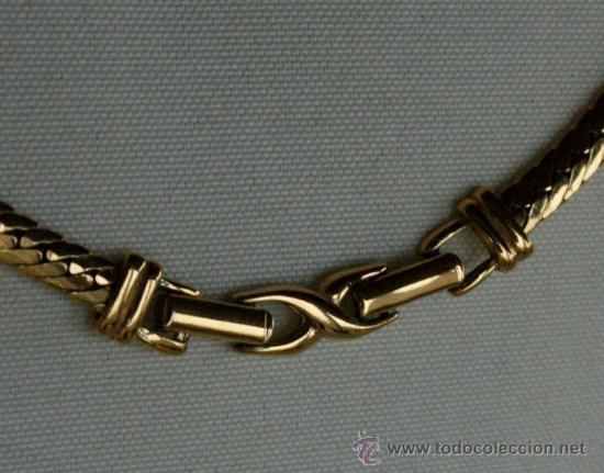 Joyeria: COLLAR CON CADENA Y PIEDRAS TRANSPARENTES A&Ntilde;OS 60 - Foto 3