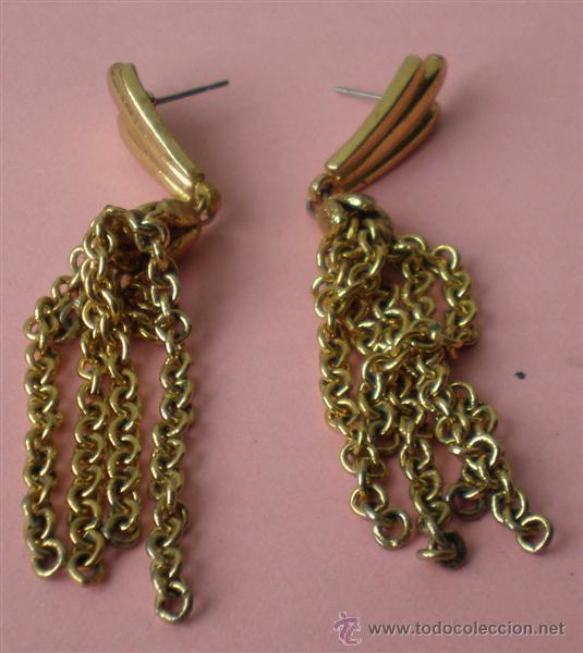 Joyeria: Pareja pendientes .. Dorados - Foto 1