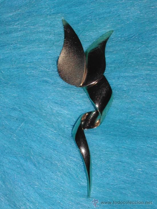 Joyeria: Broche Dorado en Brillo y Mate. - Foto 1