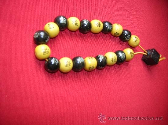 Joyeria: PULSERA    cuentas  de madera - Foto 1