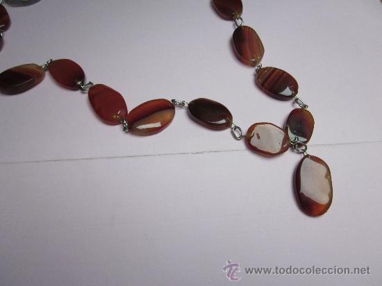Joyeria: COLLAR PIEDRAS PLANAS TIPO AMBAR - Foto 4