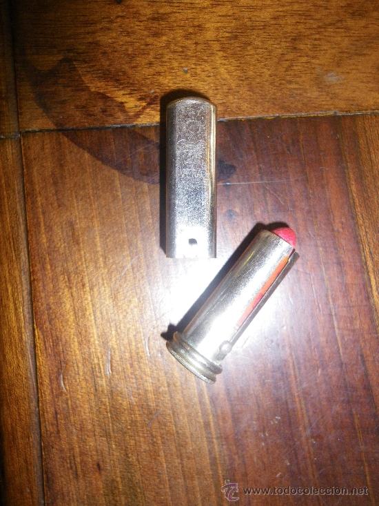Joyeria: antiguo pintalabios de metal - Foto 1