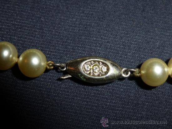 Joyeria: Antiguo brazalete de perlas - Foto 2