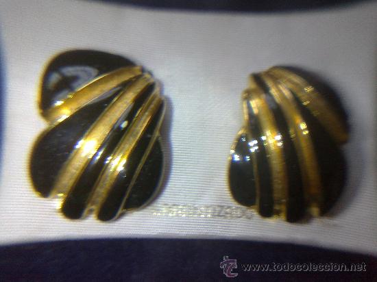 Joyeria: PENDIENTES   CHAPADOS EN ORO  VINTAGE  A&Ntilde;OS 60/70