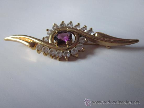 Joyeria: ALFILER CIRCONITAS CHAPADO ORO - Foto 1