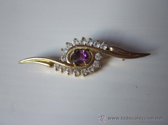 Joyeria: ALFILER CIRCONITAS CHAPADO ORO - Foto 2