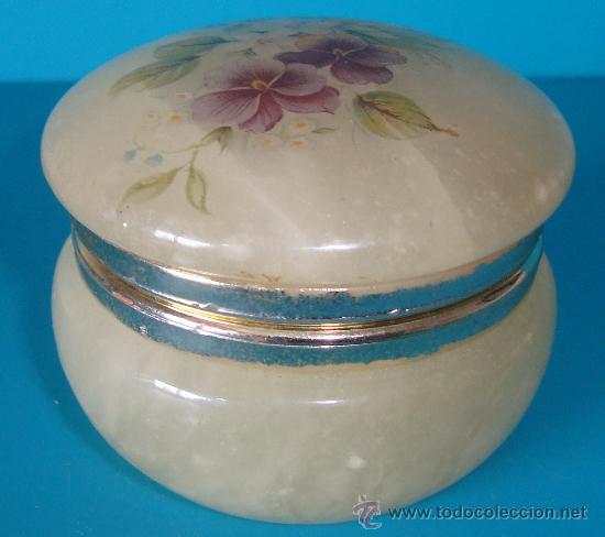 Joyeria: Antiguo Joyero de alabastro - Foto 1