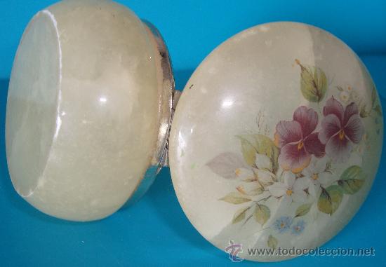 Joyeria: Antiguo Joyero de alabastro - Foto 3