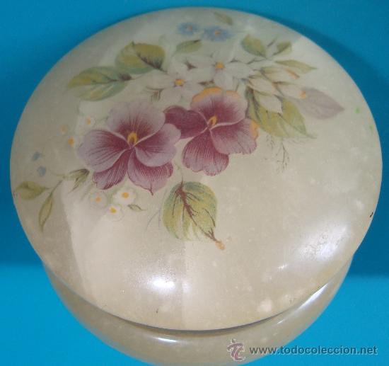 Joyeria: Antiguo Joyero de alabastro - Foto 4