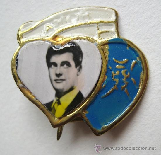 Joyeria: BROCHE O PIN CON FORMA DE CORAZON DE ROGER MOORE A&Ntilde;OS 60 - Foto 1