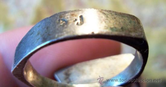 Joyeria: CURIOSO ANILLO DE PLATA CON CRISTAL GEOM&Eacute;TRICO BICOLOR. - Foto 6