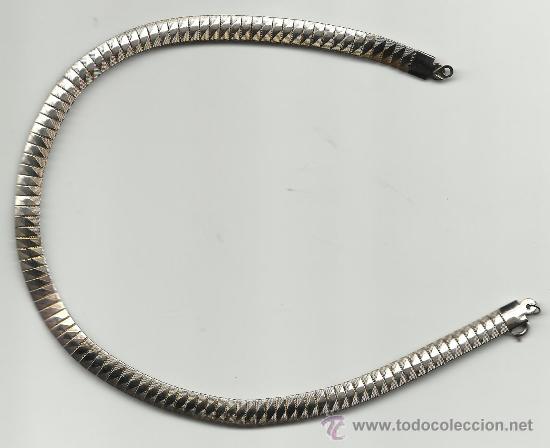 Joaillerie: BONITA GARGANTILLA ANTIGUA DE 40 cm. PLATEADA