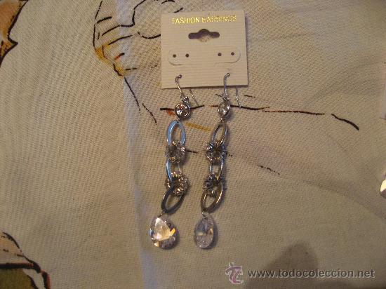 Joyeria: Pendientes en metal con cristal swarovsky. - Foto 1