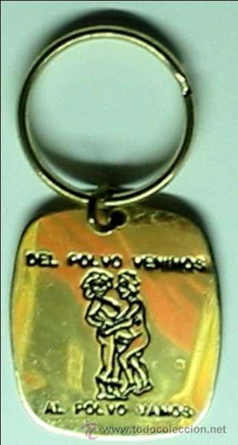 Joyeria: LLAVERO DE LAT&Oacute;N CON INSCRIPCI&Oacute;N: - Foto 1
