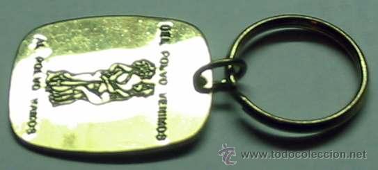 Joyeria: LLAVERO DE LAT&Oacute;N CON INSCRIPCI&Oacute;N: - Foto 2