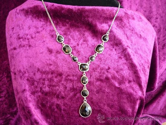 Joyeria: COLLAR CRISTAL NEGRO 28 CM. - Foto 1
