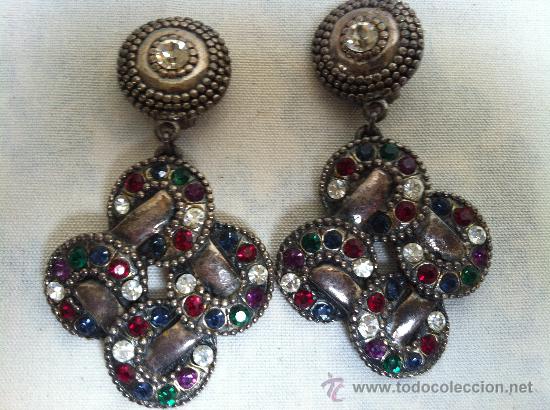 Joyeria: Magnificos pendientes a&ntilde;os 80