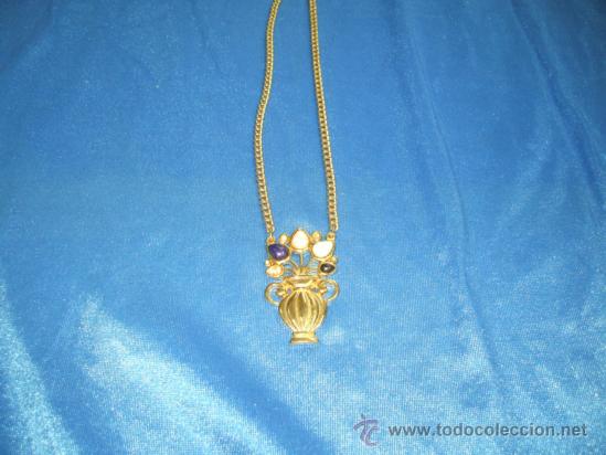 Schmuck: Collar cadena colgante a&ntilde;os 70 ,esta nuevo ,es de resto tienda