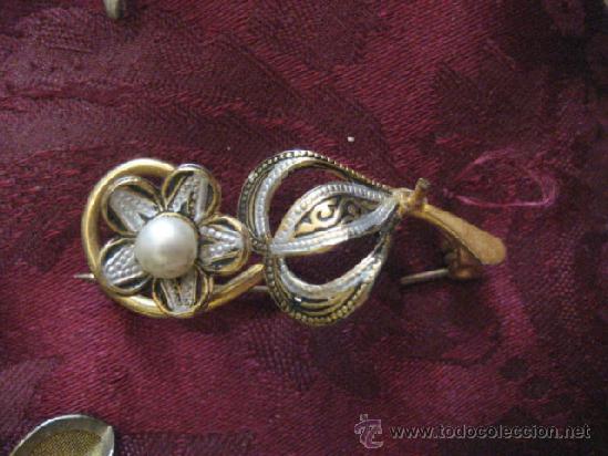 Joyeria: PRECIOSO BROCHE CON FORMA DE FLOR Y SIMILPERLA - Foto 1