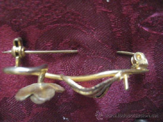 Joyeria: PRECIOSO BROCHE CON FORMA DE FLOR Y SIMILPERLA - Foto 2