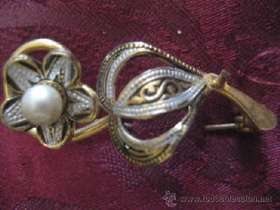 Joyeria: PRECIOSO BROCHE CON FORMA DE FLOR Y SIMILPERLA - Foto 3