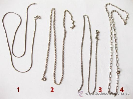 Joyeria: 4 CADENAS DE PLATA - CADENA - Foto 1