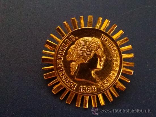 Joyeria: MONEDA BROCHE ISABEL II MONEDA - Foto 3