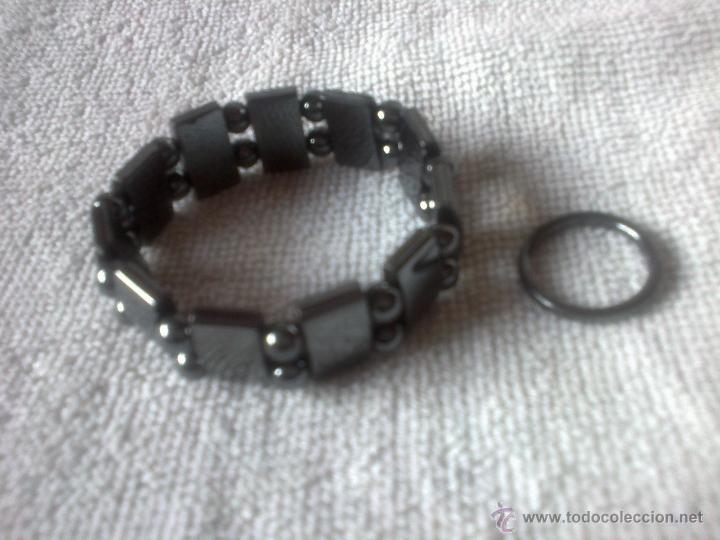 Joyeria: ANTIGUA PULSERA Y ANILLO DE AMATISTA - Foto 1