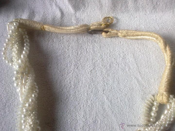 Joyeria: ANTIGUO CINTURON DE PERLAS DE FANTAS&Iacute;A - Foto 3