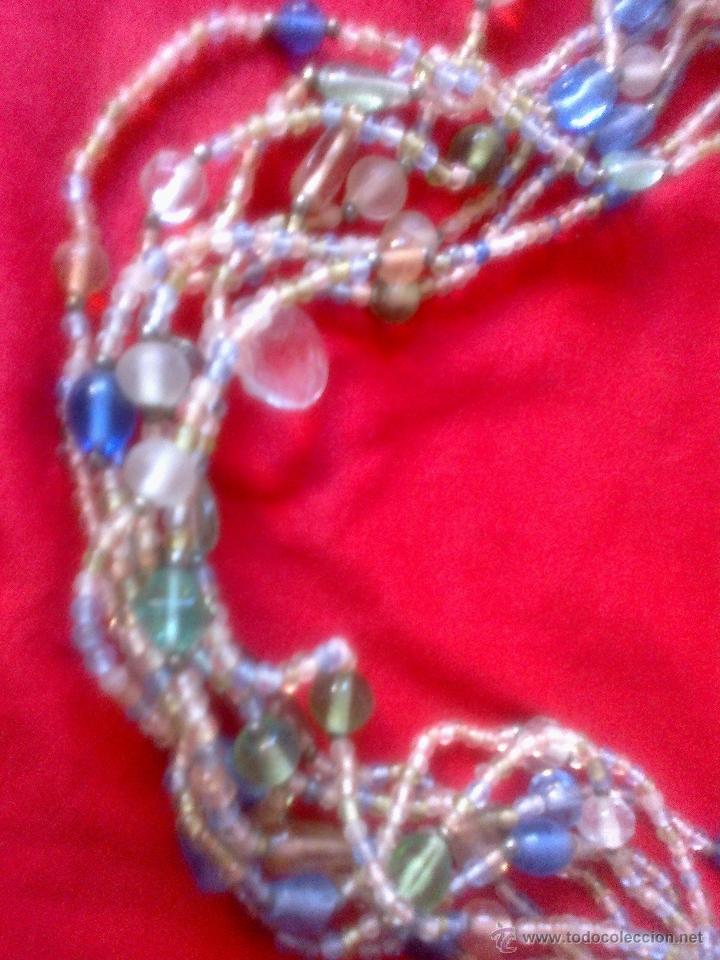 Joyeria: ANTIGUO CINTUR&Oacute;N DE CRISTALES DE MAR - Foto 2
