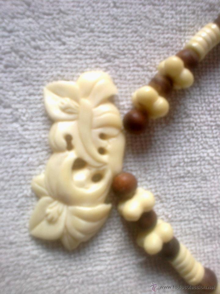 Joyeria: ANTIGUO COLLAR DE HUESO - Foto 2