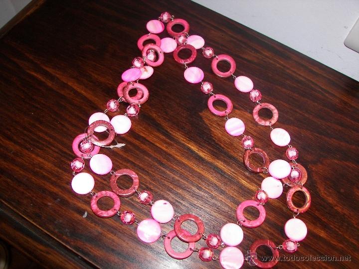 Joyeria: collar rosa a&ntilde;os 70 - Foto 1