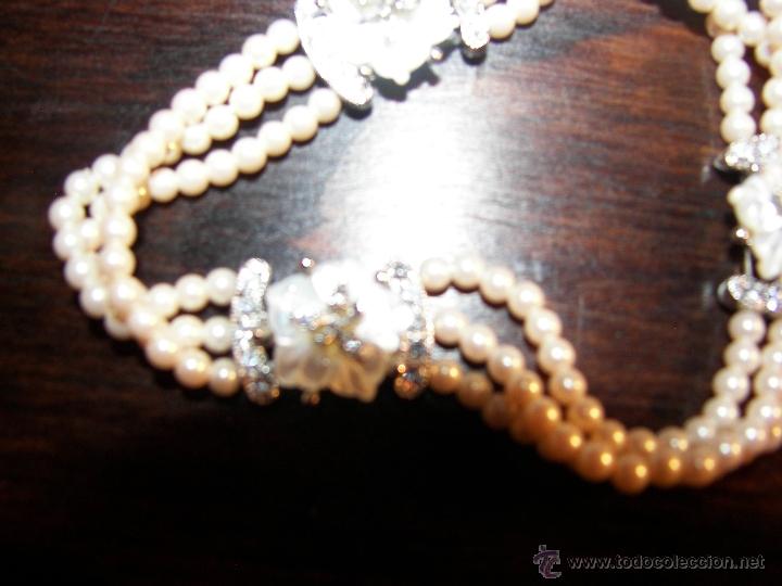 Joyeria: pulsera flores nacar - Foto 2