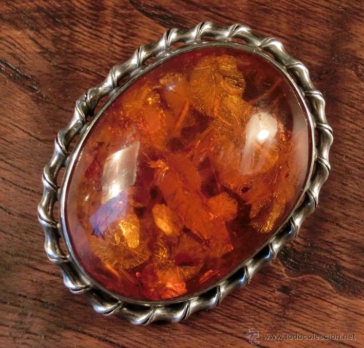 Joyeria: PRECIOSO BROCHE. COLOR AMBAR. - Foto 1